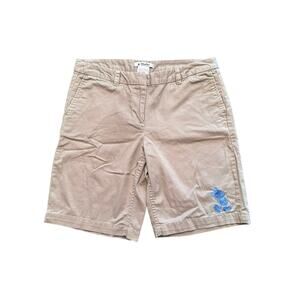 Disney parks Mickey embroidered Khaki shorts SZ: 10